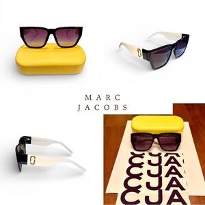 Marc Jacobs Black and White Sunglasses